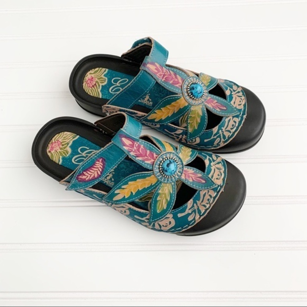 Elite by Corkys Coastal Leather Comfort Sandal